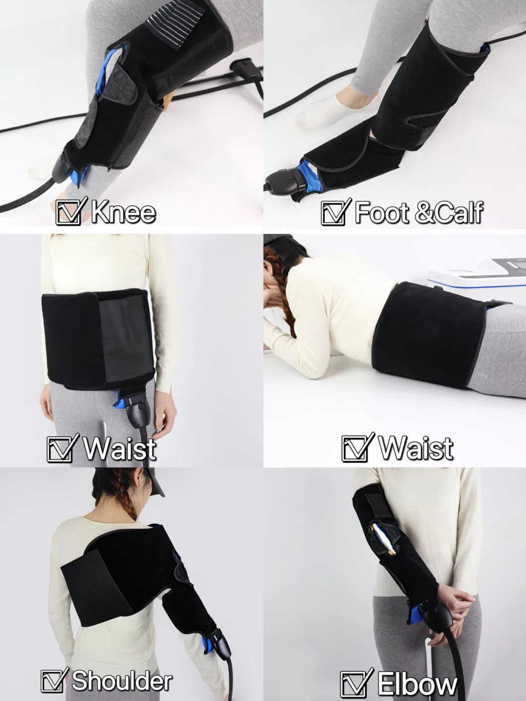 Sports Recovery Cold and Hot Compression Therapy Device for Aid Recovery